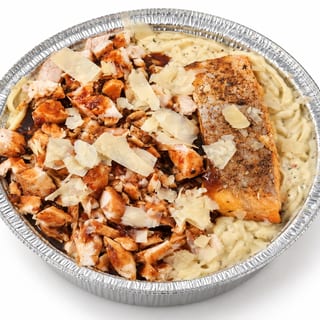 Jerk Chicken & Salmon Alfredo (Owner)
