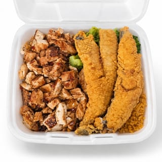 Jerk Chicken And Fish Rice (Owner)