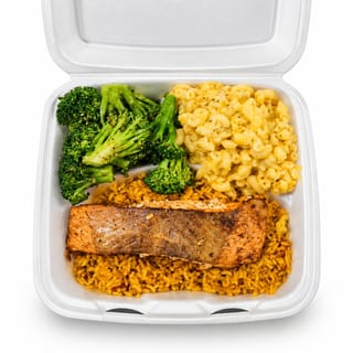 Blackened Salmon Platter
