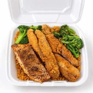 Fish & Salmon Fried Rice (Owner)