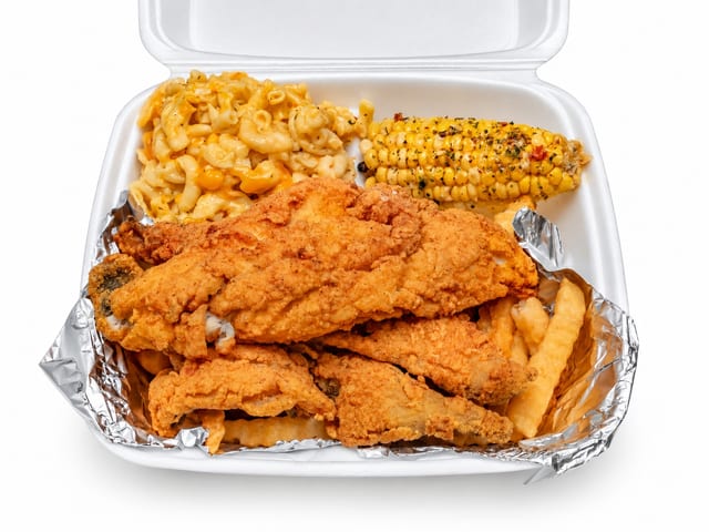 Fried Fish Platter.