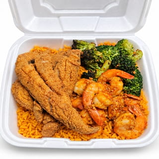 Fish & Shrimp Fried Rice (Owner)