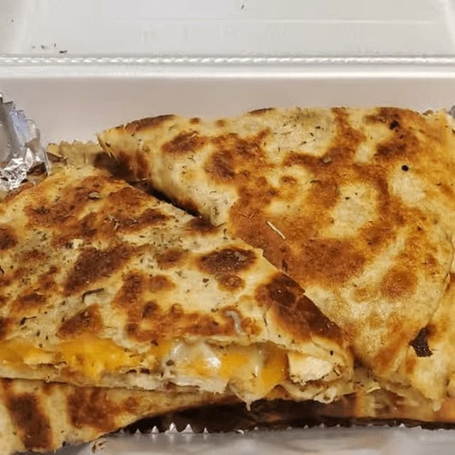 Jerk Chicken Quesadilla.
