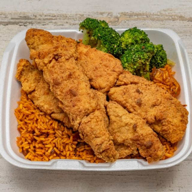 Fish Rice Platter.