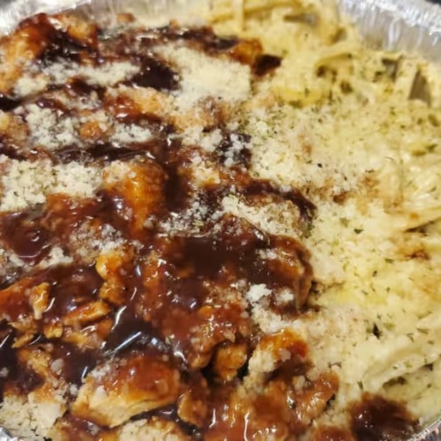 Jerk Chicken Alfredo.