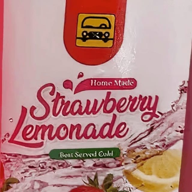Homemade Strawberry Lemonade.