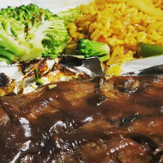 Pork BBQ Ribs.