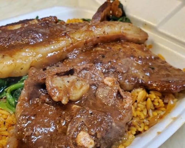 Lamb Rice Platter.